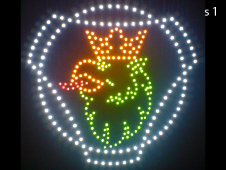 <scania led logo sign>