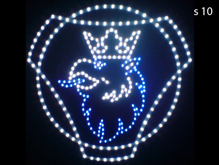 <scania led logo sign>