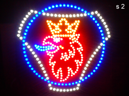 <scania led logo sign>