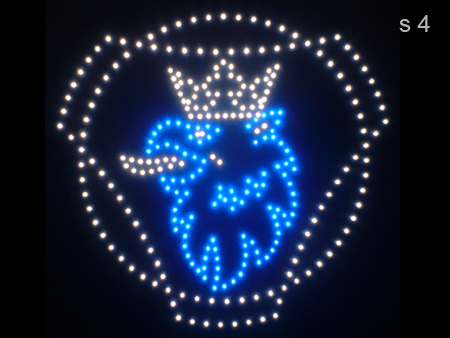 <scania led logo sign>