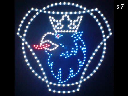 <scania led logo sign>