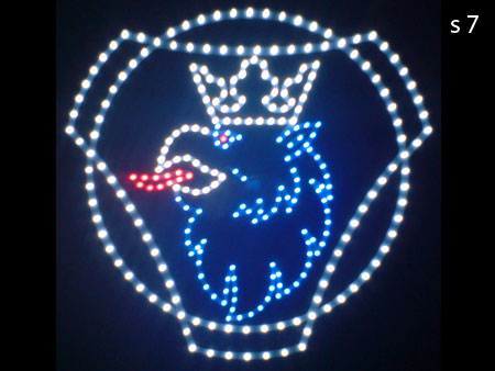 <scania led logo sign>